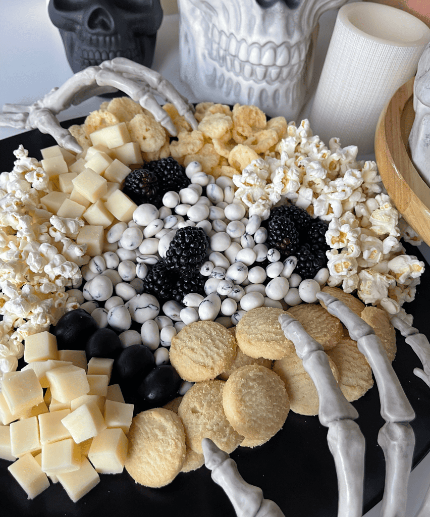 Halloween Skull Snack Board Party Food Idea