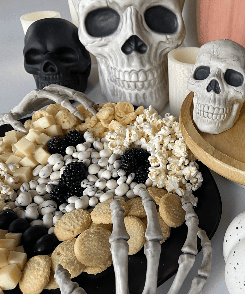 Skeleton Snack Board Recipe for Halloween