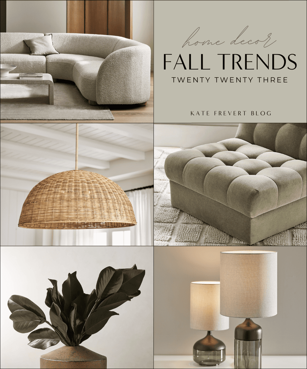 5 Fall Home Decor Trends for 2023 - KATE FREVERT