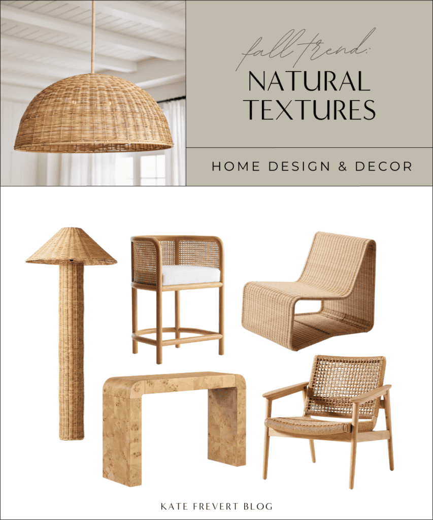 Fall Home Decor Trends 2023 Natural Textures