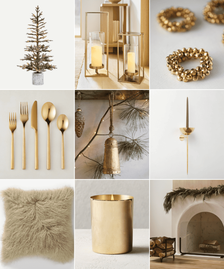 Christmas Decor Ideas Gold
