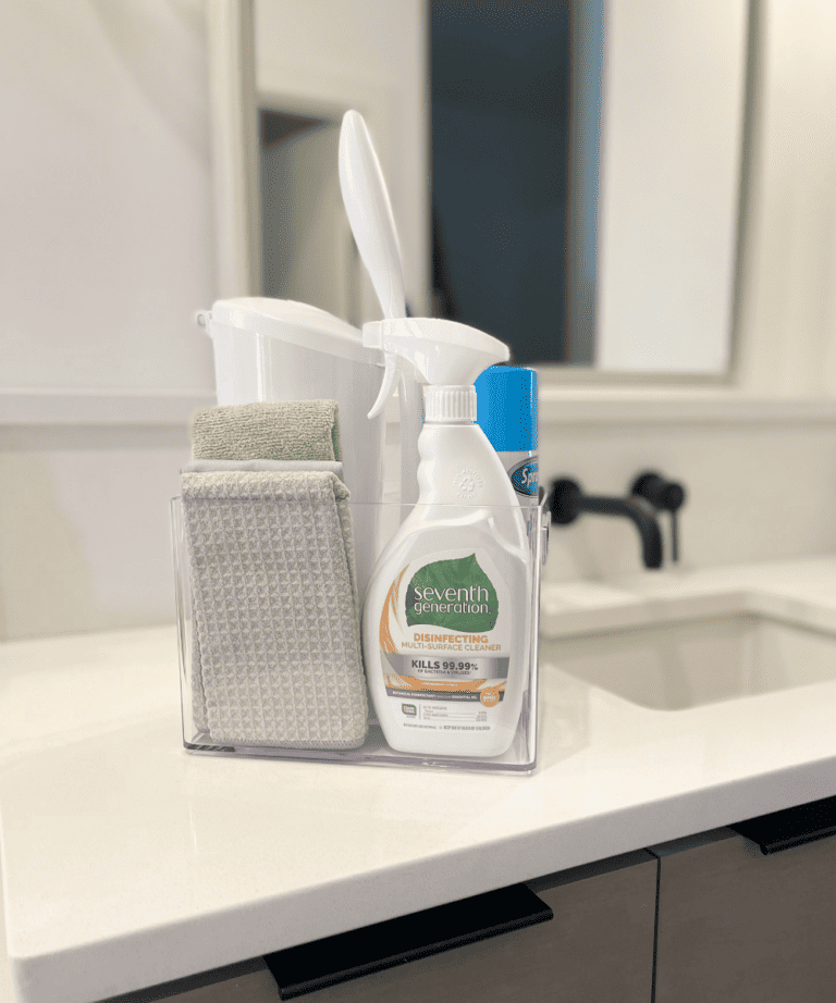 cleaning hacks bathroom kits