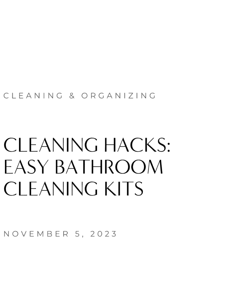 cleaning hacks