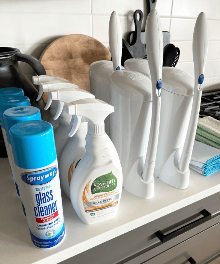 cleaning hacks bathroom kits